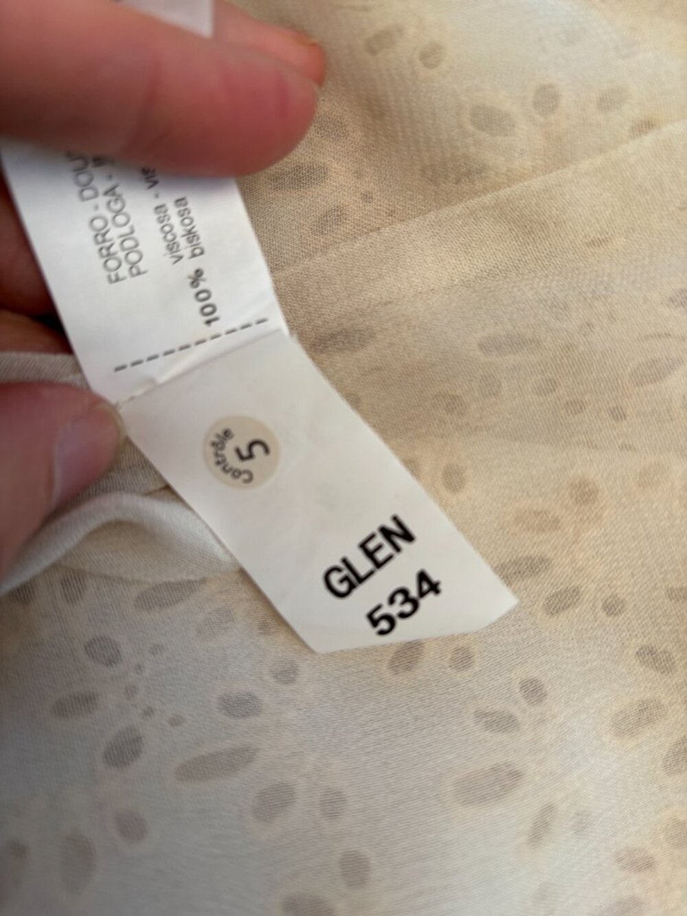 Zara girls cream colored eyelet graduation dress in size 12-13 year old - Picture 5 of 9